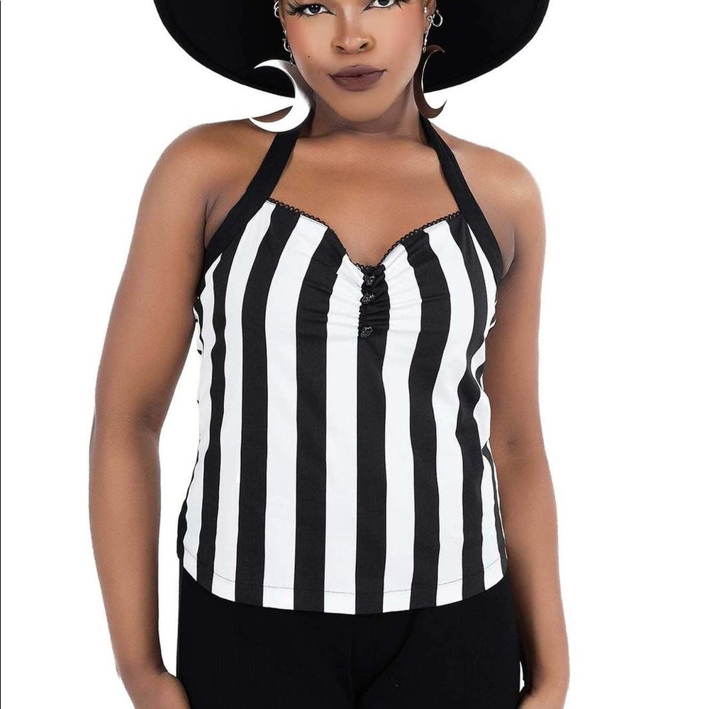 Killstar Little Deetz halter top 4X